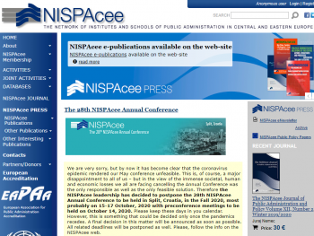 NISPAcee Conference 2020 postponed